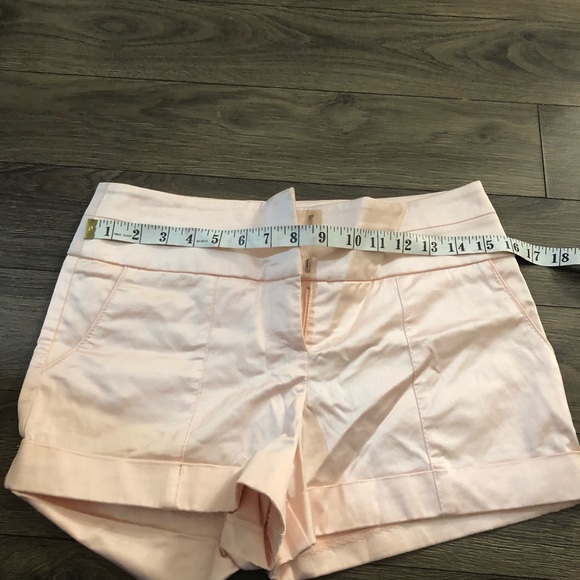 BEBE blush pink satin shorts size 4 - Picture 2 of 5